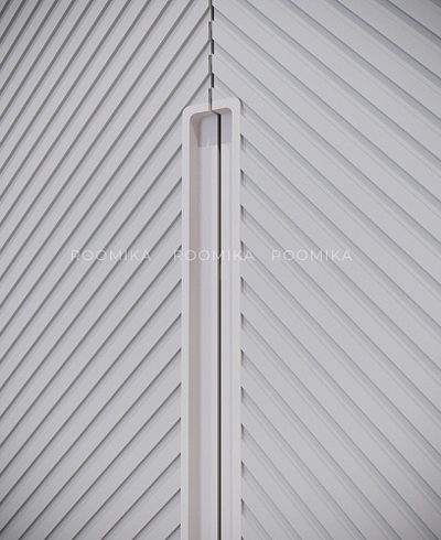 Шкафная группа Лацио фрезерованные фасады в эмали 36