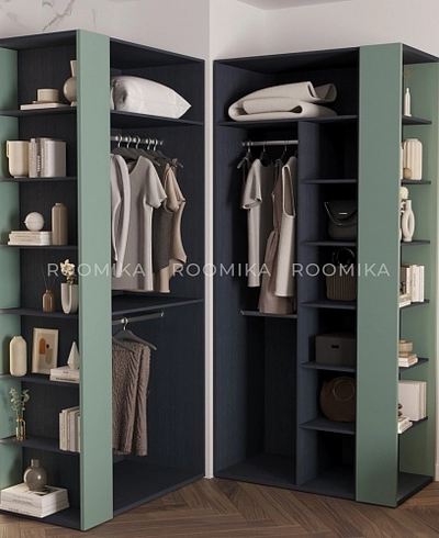 Шкафная группа Лацио фрезерованные фасады в эмали 30