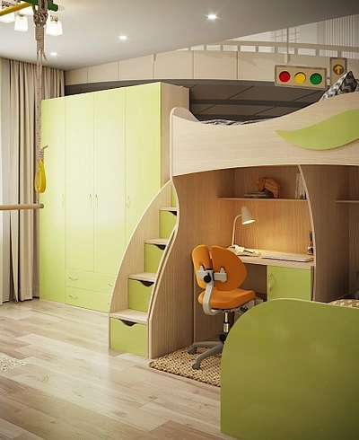 Шкаф 1 дверный узкий P220.45