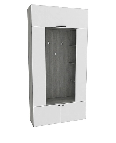 Секция под крючки с полками LG418 L/R