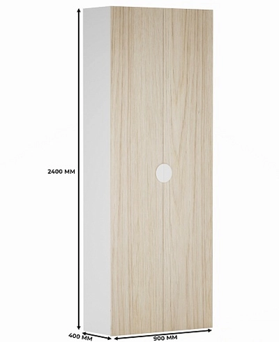 Шкаф двустворчатый L210.40-4