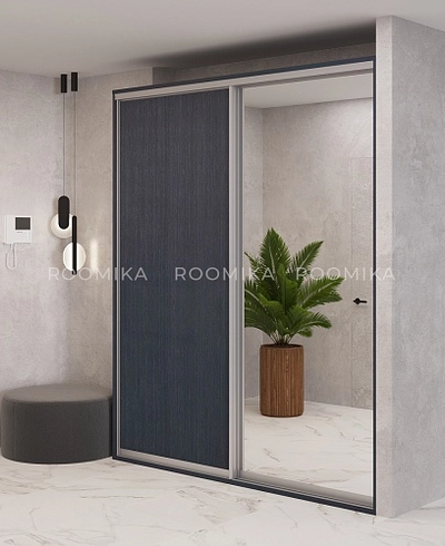 Шкаф-купе U200 тип 1 МДФ/зеркало