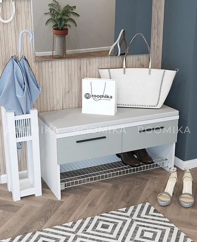 Тумба с 2 ящ. и полкой для обуви L462