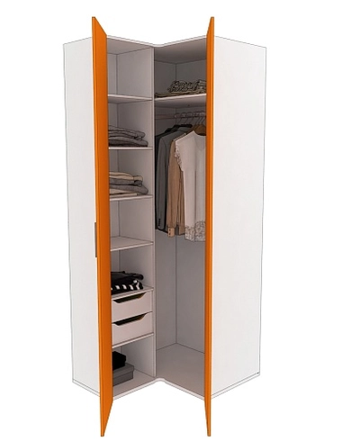 Шкаф угловой L207 L/R