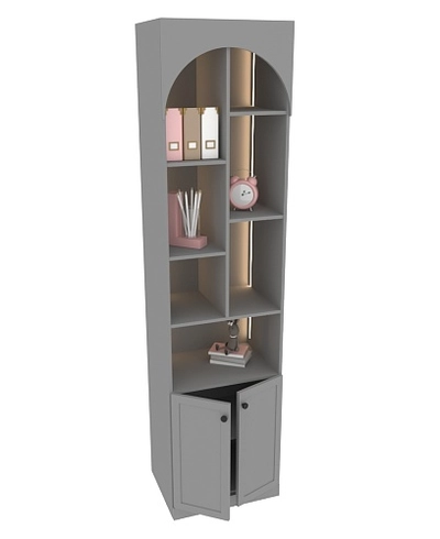 Шкаф книжный со столом с подсветкой А229.44