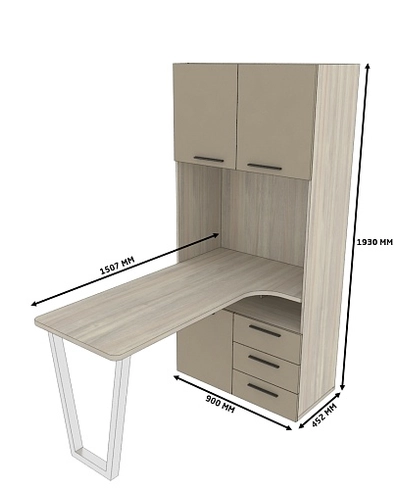 Cтол-стеллаж L402 L/R