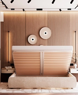 Лацио спальня, фрезерованные фасады в эмали 15