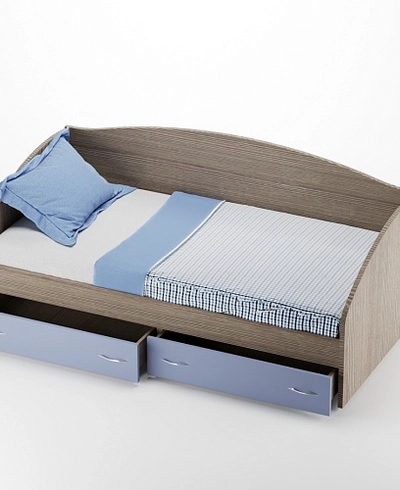 Кровать односпальная с ящиками P902N, 90x190