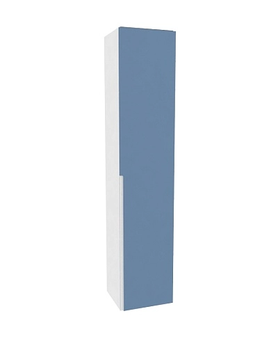 Шкаф однодверный со штангой широкий, фасады в эмали LE221.44-1