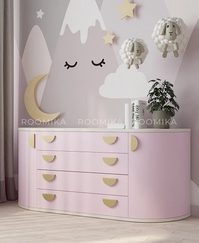 Комод радиусный на 1800 мм P748