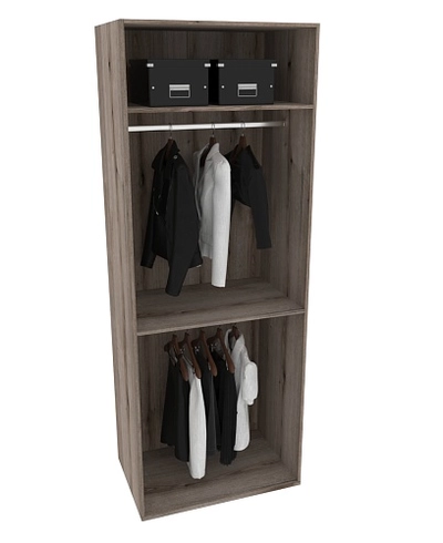 Шкаф 2 дверный, фрезерованные фасады в эмали LE210.60-1