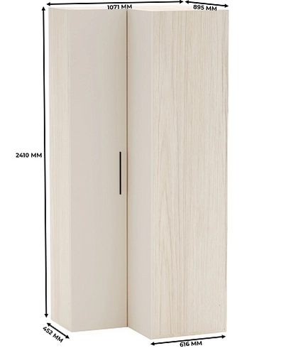 Шкаф угловой L207 L/R