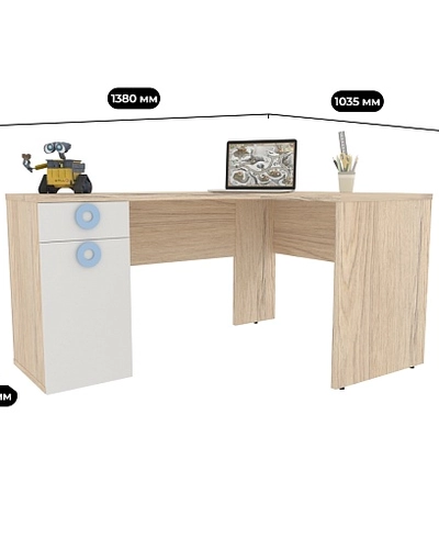 Стол угловой разносторонний L714 L/R нестандарт