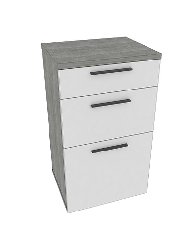 Тумба узкая 2 ящика LG-875