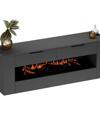 Тумба ТВ напольная с электрокамином LG551.450L/R