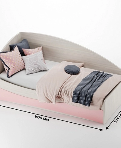 Кровать односпальная P901 с подъемным механизмом, 90x190