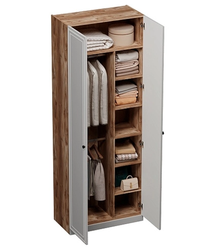 Шкаф двухдверный узкий A210.44-4