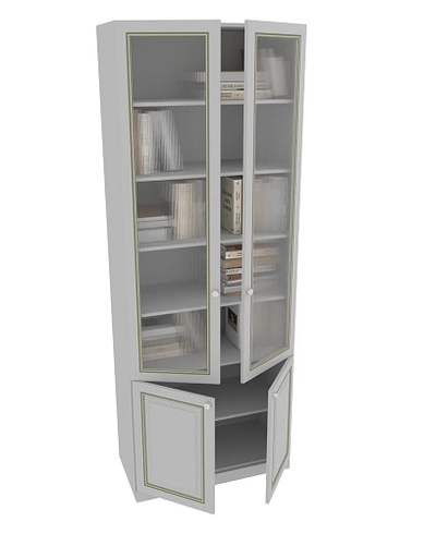 Шкаф книжный со стеклом А214S