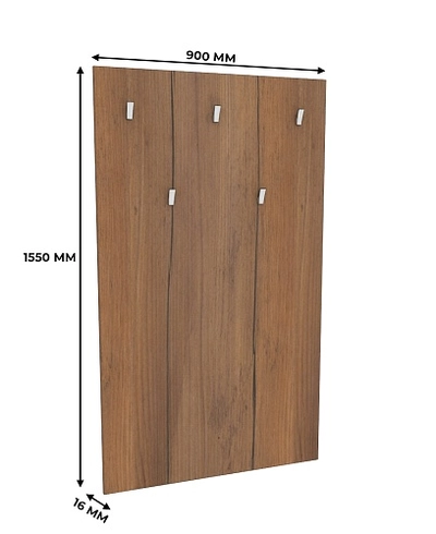 Панель широкая с крючками L177.1