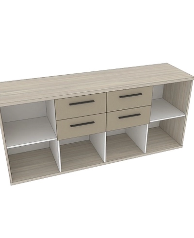 Cтеллаж для игрушек с ящиками L405