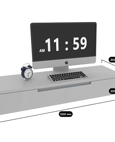 Туалетный столик, фасады в эмали LE-515