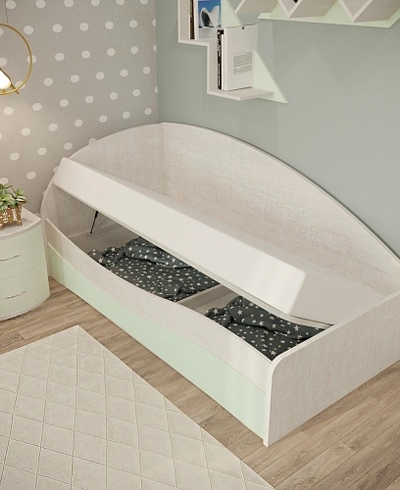 Кровать односпальная P901 с подъемным механизмом, 90x190