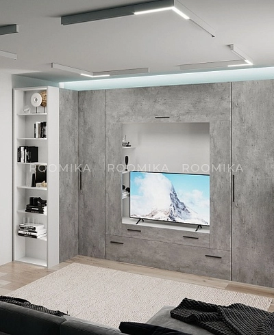 Шкафы для гостиной Лацио 8