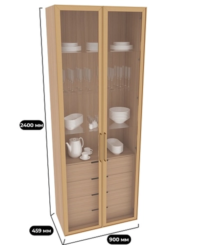 Шкаф с встроенными ящиками R215.1