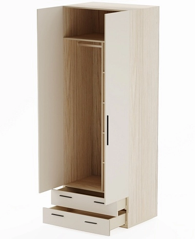 Шкаф двустворчатый с ящиками L211.60