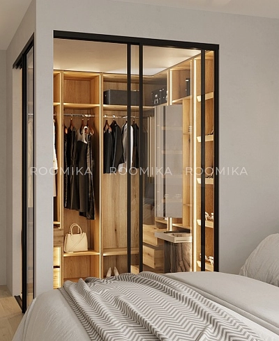 Шкаф угловой с подсветкой M211.50-1 L/R