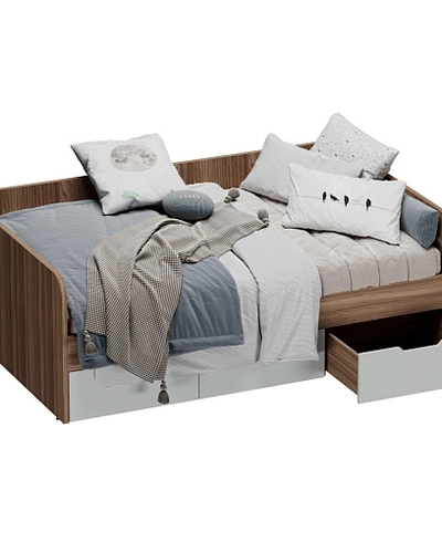 Кровать полутороспальная LG913.120, 120x190