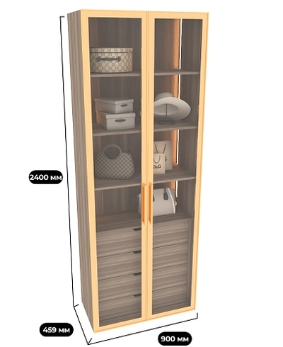 Шкаф с встроенными ящиками R215.2