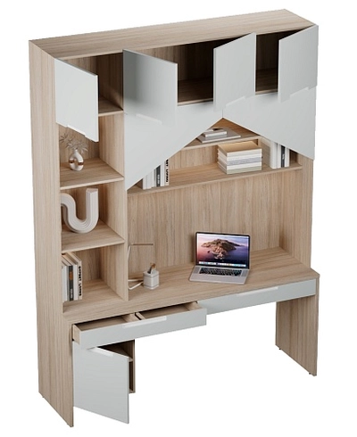 Стол-стеллаж с подсветкой LE604 L/R