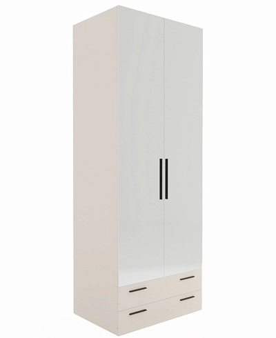 Шкаф двустворчатый с ящиками и с зеркалом L211.60Z