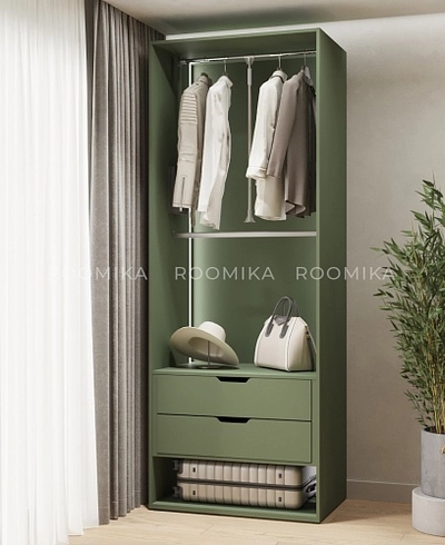 Шкаф для спальни с двумя ящиками с подсветкой R210.60-6