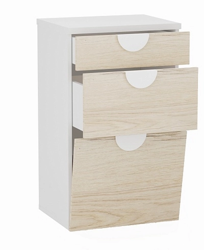 Тумба узкая 2 ящ. L875