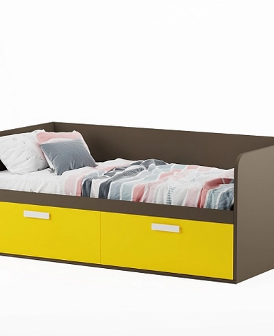 Кровать односпальная E902.9, 90x190