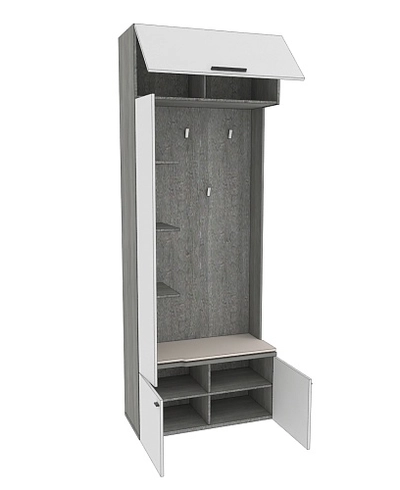 Секция с вешалкой и полками LG-409 L/R