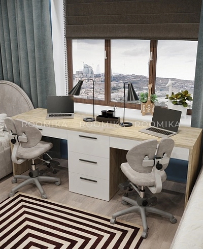 Cтол прямой на 2 рабочих места L718.2