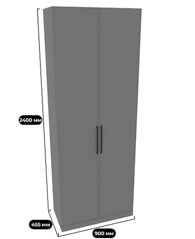 Шкаф для книг и одежды А214