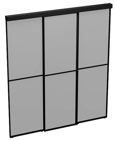 Составная перегородка из стекла для спальни GRACE 5