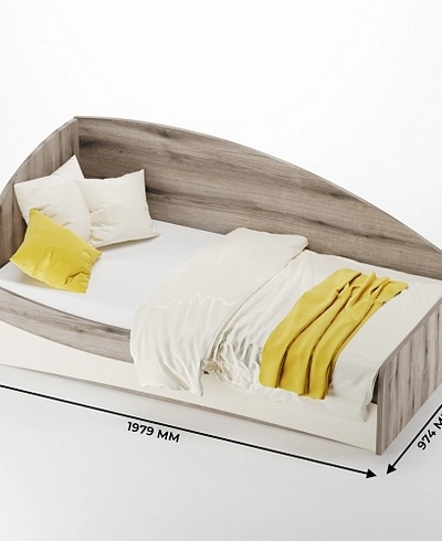 Кровать односпальная P901 с подъемным механизмом, 90x190