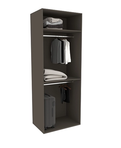 Шкаф двухдверный глубокий, фасады в эмали LE210.60-1