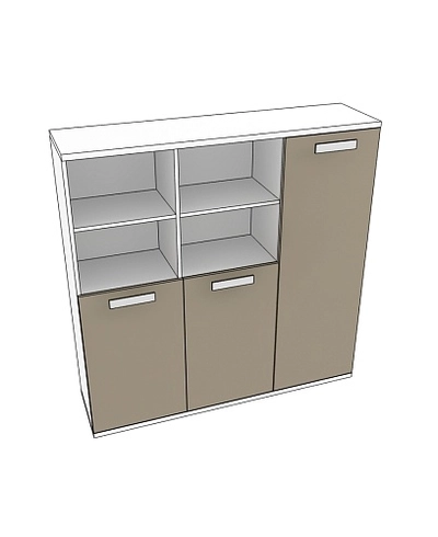 Стеллаж комбинированный низкий E402