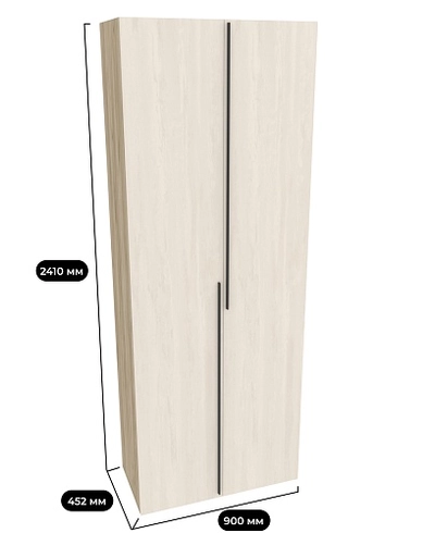 Шкаф двустворчатый L210.44-1