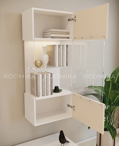 Шкаф навесной с подсветкой L350