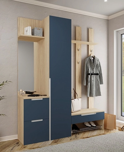 Панель зеркало с полкой L150