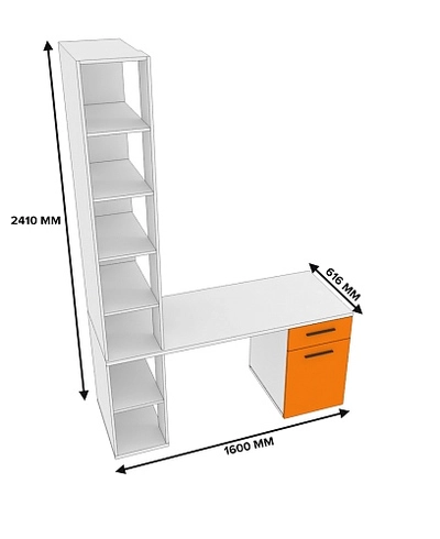 Cтол-стеллаж L403.60 L/R