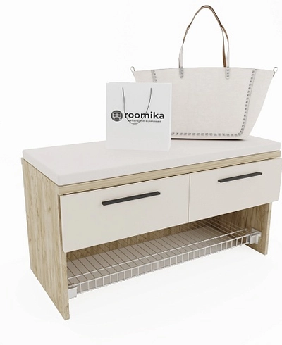 Тумба с 2 ящ. и полкой для обуви L462