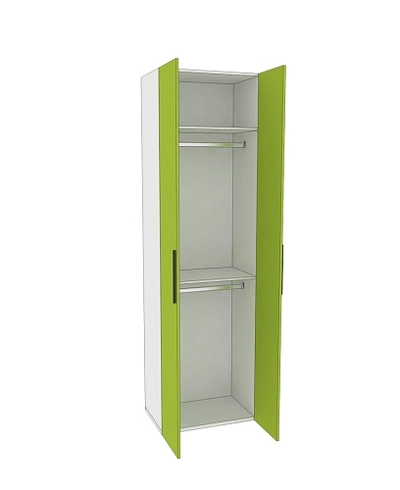 Шкаф двухдверный со штангой L243.44